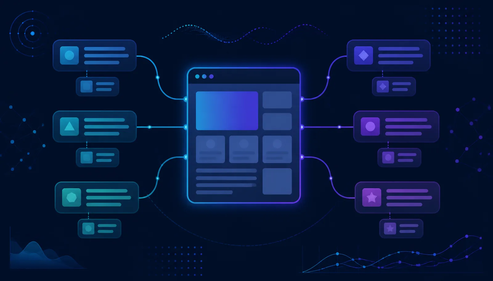 Service-business website connected to AI search answers and source citations